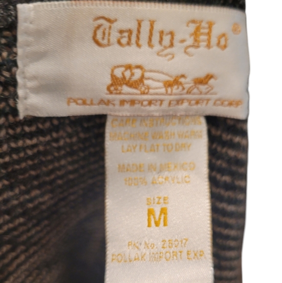 Tally Ho Vintage Plaid Cardigan Sweater - Picture 4 of 5